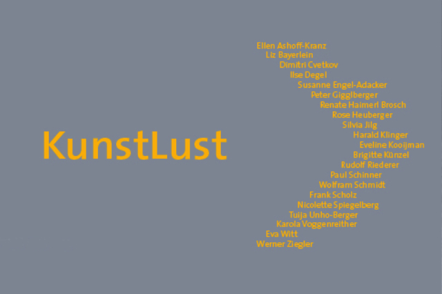 »KunstLust« Arbeiten von Kunstschaffenden des NKVRs