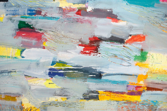 »Midsummer« Petra Amerell, Malerei