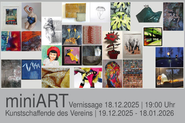 »miniART« Kunstschaffende des Vereins
