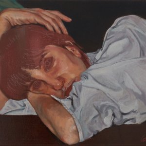 Clement Loisel, Insomnia, Oil n canvas, 40 x 50 cm, 2020